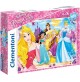 Clementoni-Le Principesse Disney & Sofia Disney Princess Supercolor Puzzle, No Color, 104 Pezzi, 23714